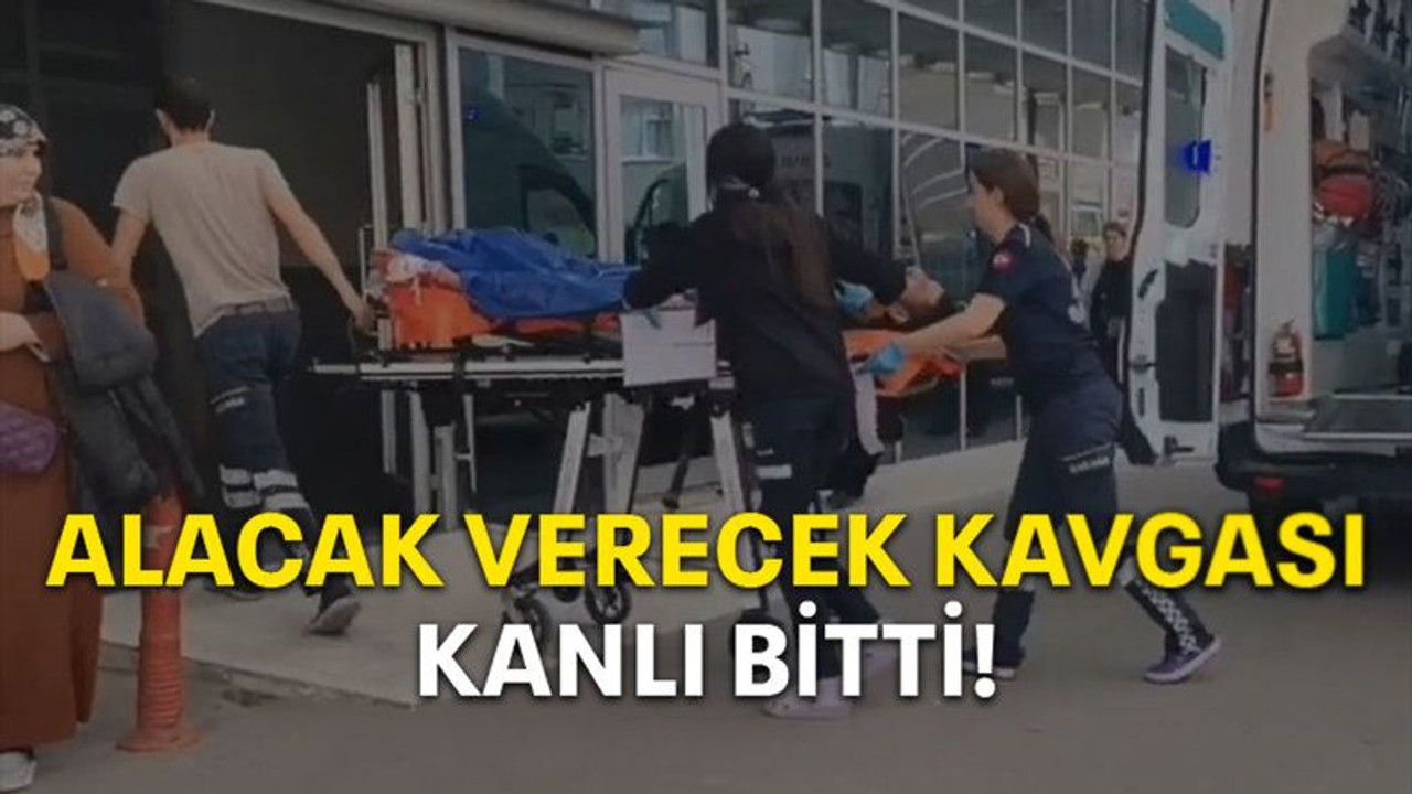 Alacak verecek kavgası kanlı bitti!